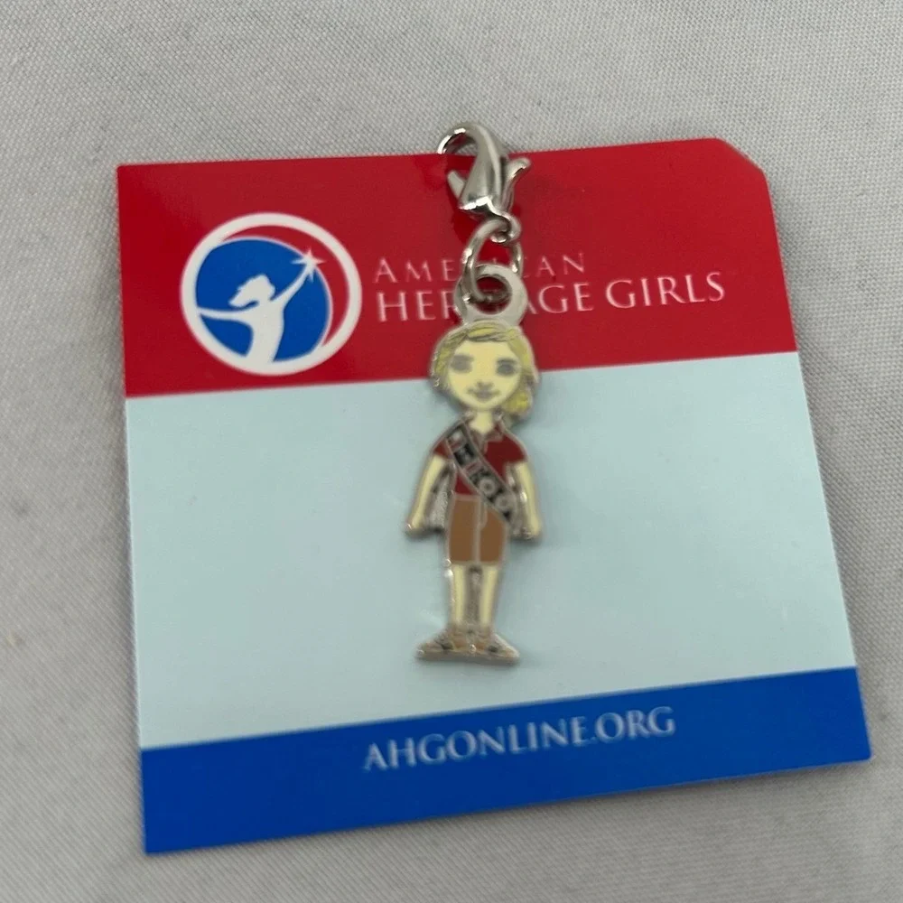 American Heritage Girls Explorer Charm Glory Be Collectibles DISCONTINUED‎